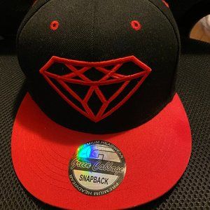 Red Diamond Snapback hat